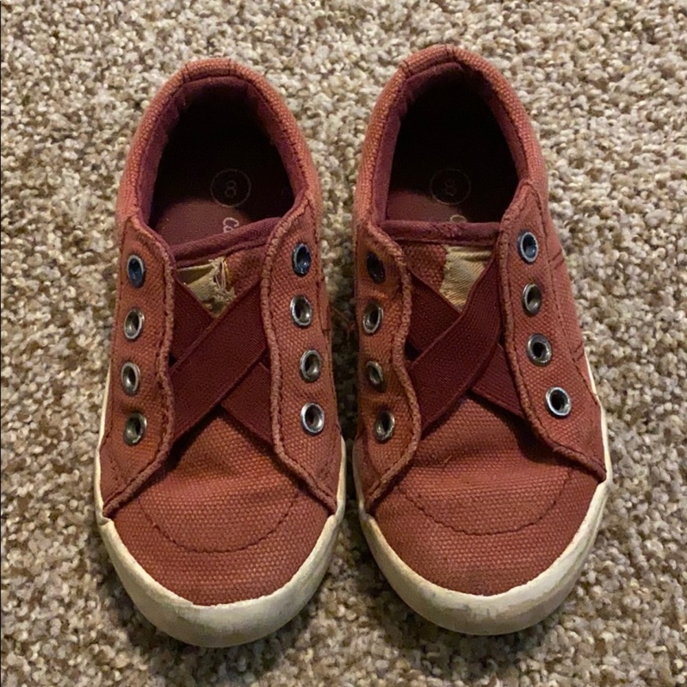 cat and jack red shoes size 8